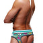 Prowler Beach Open Brief - Aqua/Green - Large