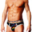 Prowler Black Oversized Paw Brief - Black/Multicolor/Rainbow - Large
