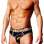 Prowler Black Oversized Paw Open Brief - Black/Multicolor/Rainbow - Medium