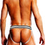 Prowler Leather Pride Jock - Black/White - XLarge