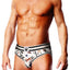 Prowler Leather Pride Open Brief - Black/White - Small