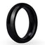 Prowler Red Aluminum Cock Ring - Black/Metal - 40mm
