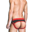 Prowler Red Ass-Less Brief - Black/Red - Small