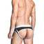 Prowler Red Ass-Less Brief - Black/White - Small
