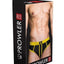 Prowler Red Ass-Less Brief - Black/Yellow - Small