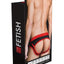 Prowler Red Ass-Less Brief - Black/Red - XLarge