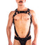 Prowler Red Butch Body Harness - Black/Silver - Large