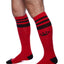 Prowler Red Football Socks - Black/Multicolor/Red