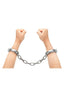 Prowler Red Heavy Duty Metal Handcuffs - Stainless - Silver/Steel