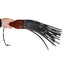 Prowler Red Leather and Wood Fringe Paddle