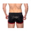 Prowler Red Leather Sport Shorts - Black/Red - Medium