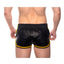 Prowler Red Leather Sport Shorts - Black/Yellow - Small