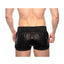 Prowler Red Leather Sport Shorts - Black - Small