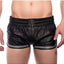 Prowler Red Leather Sport Shorts - Black/Gray/Grey - XSmall