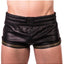 Prowler Red Leather Sport Shorts - Black/Green - XSmall
