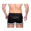 Prowler Red Leather Sport Shorts - Black/White - XSmall