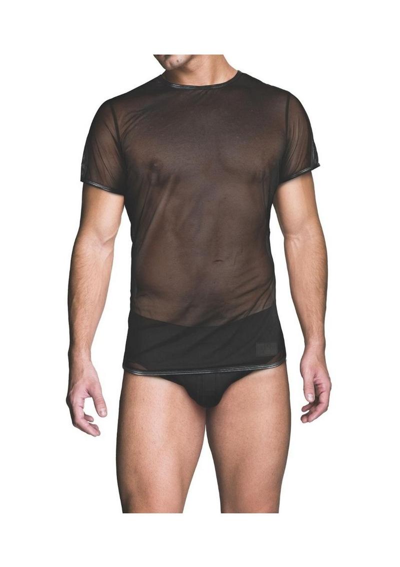 Prowler Red Mesh Tee Shirt - Black - XLarge