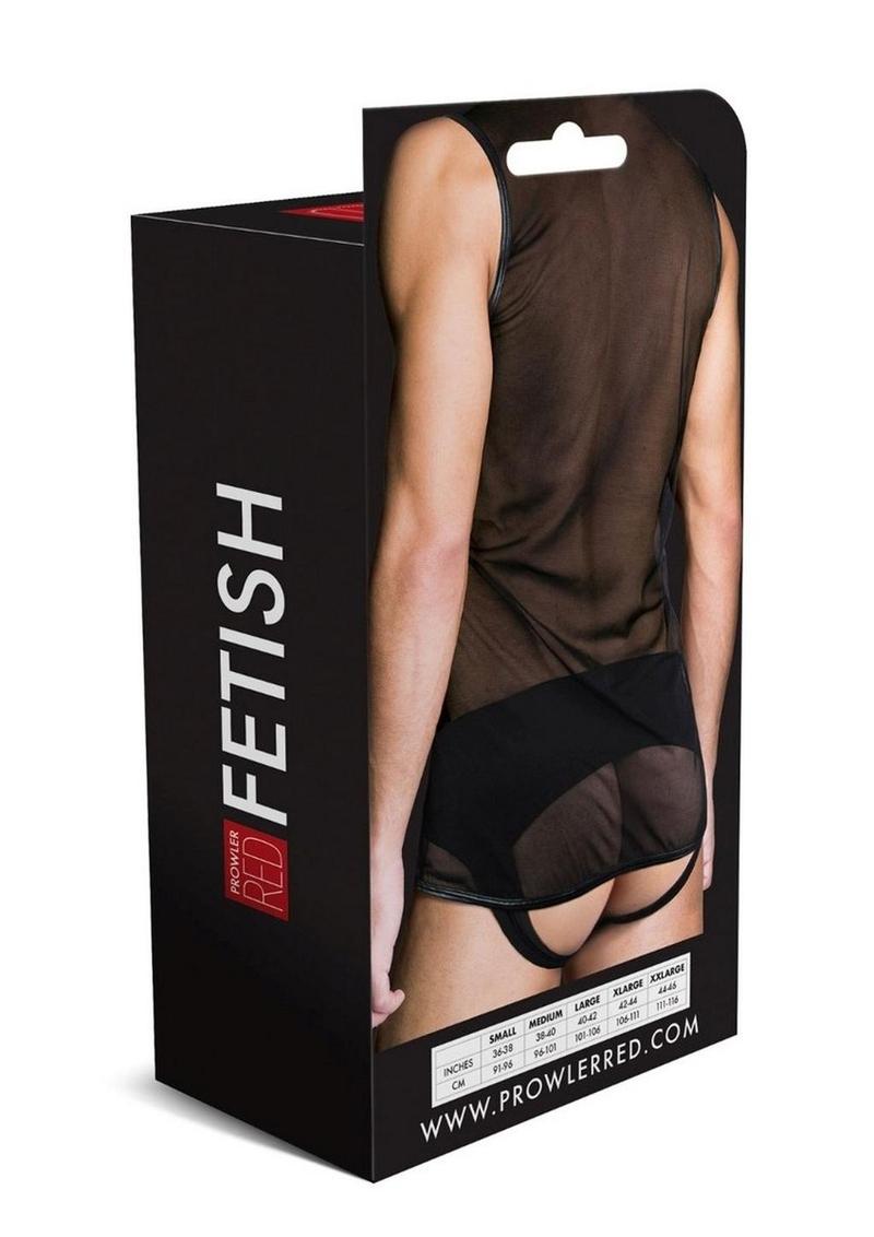 Prowler Red Mesh Vest - Black - Small