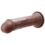 Prowler Red Ultra Cock Realistic Dildo - Caramel - 11in