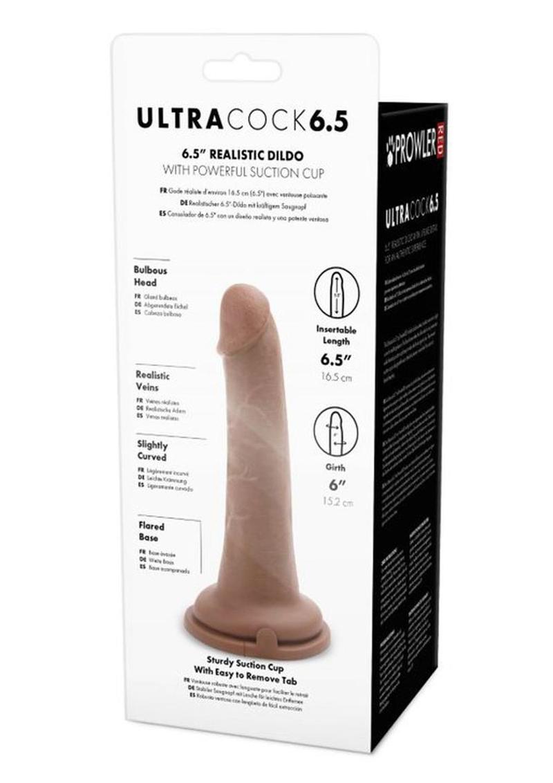 Prowler Red Ultra Cock Realistic Dildo - Caramel - 6.5in