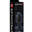 Prowler Weighted Butt Plug - Black - Small