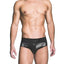 Prowler Red Wetlook Brief - Black - Large