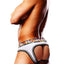Prowler White Oversized Paw Open Brief - Multicolor/Rainbow/White - Large