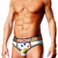 Prowler White Oversized Paw Open Brief - Multicolor/Rainbow/White - XXLarge