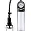 Pump Worx Accu-Meter Power Penis Pump - Black/Clear