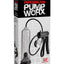 Pump Worx Pro-Gauge Power Penis Pump - Black/Clear