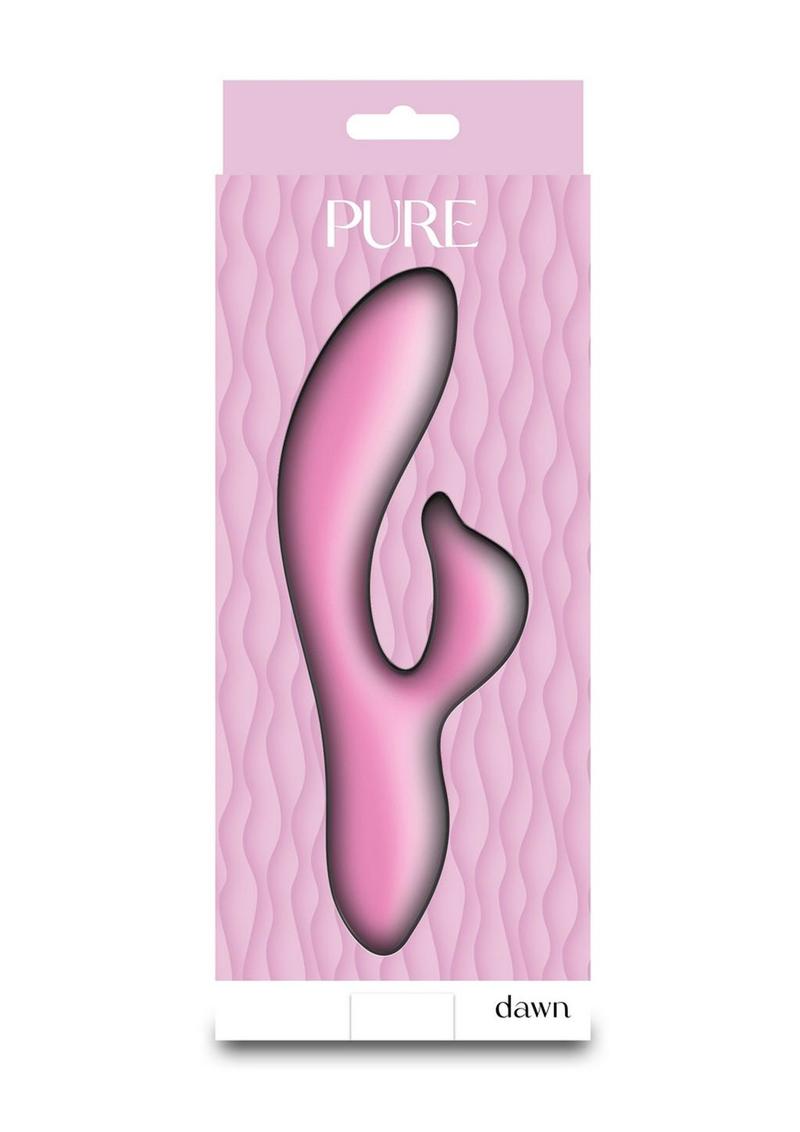 Pure Dawn Rechargeable Silicone Rabbit Vibrator