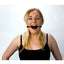 Quickie Gag Silicone Ball Gag Bondage - Black - Medium