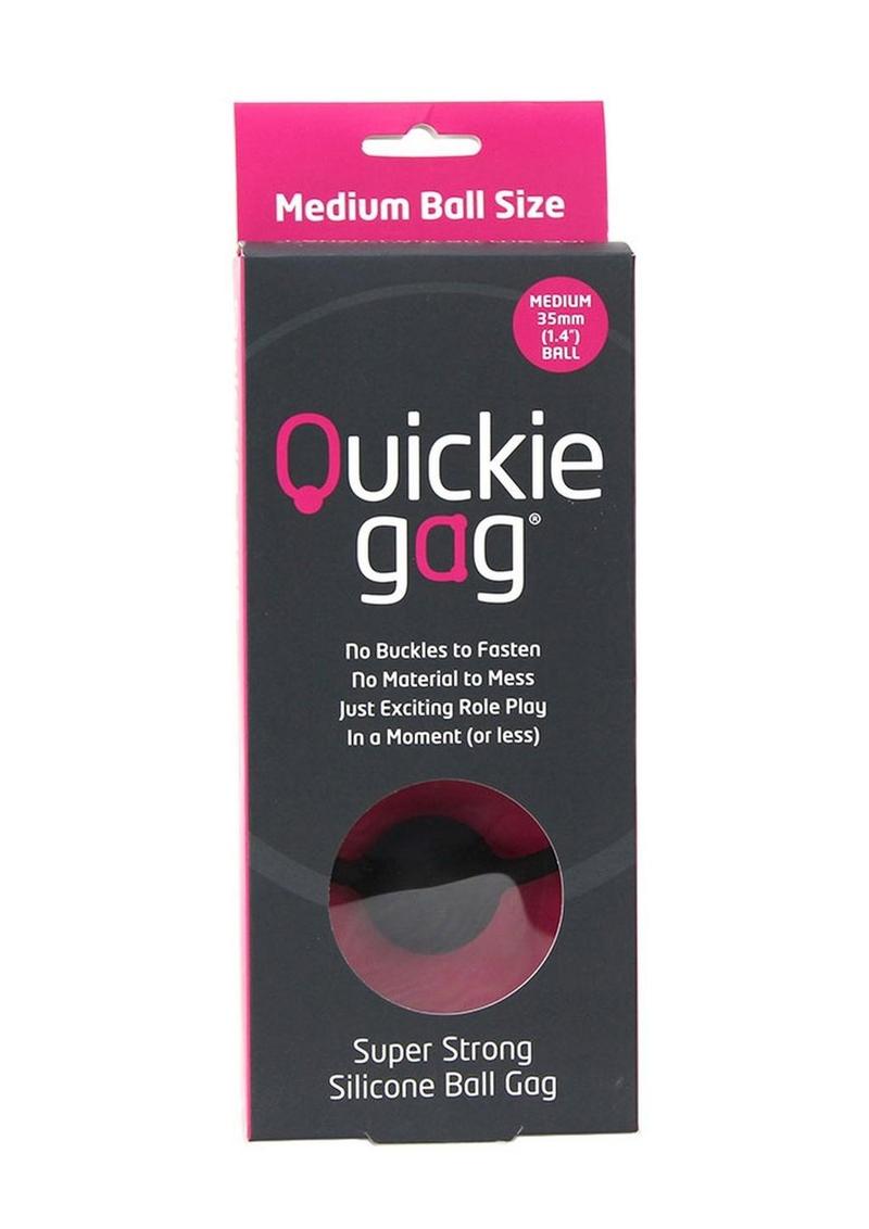 Quickie Gag Silicone Ball Gag Bondage