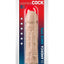 Quivering Cock Vibrating Dildo - Vanilla - 8in