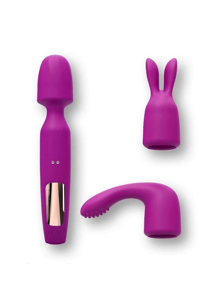 R-Evolution Rechargeable Silicone Rabbit Vibrator - Sweet Orchid - Purple