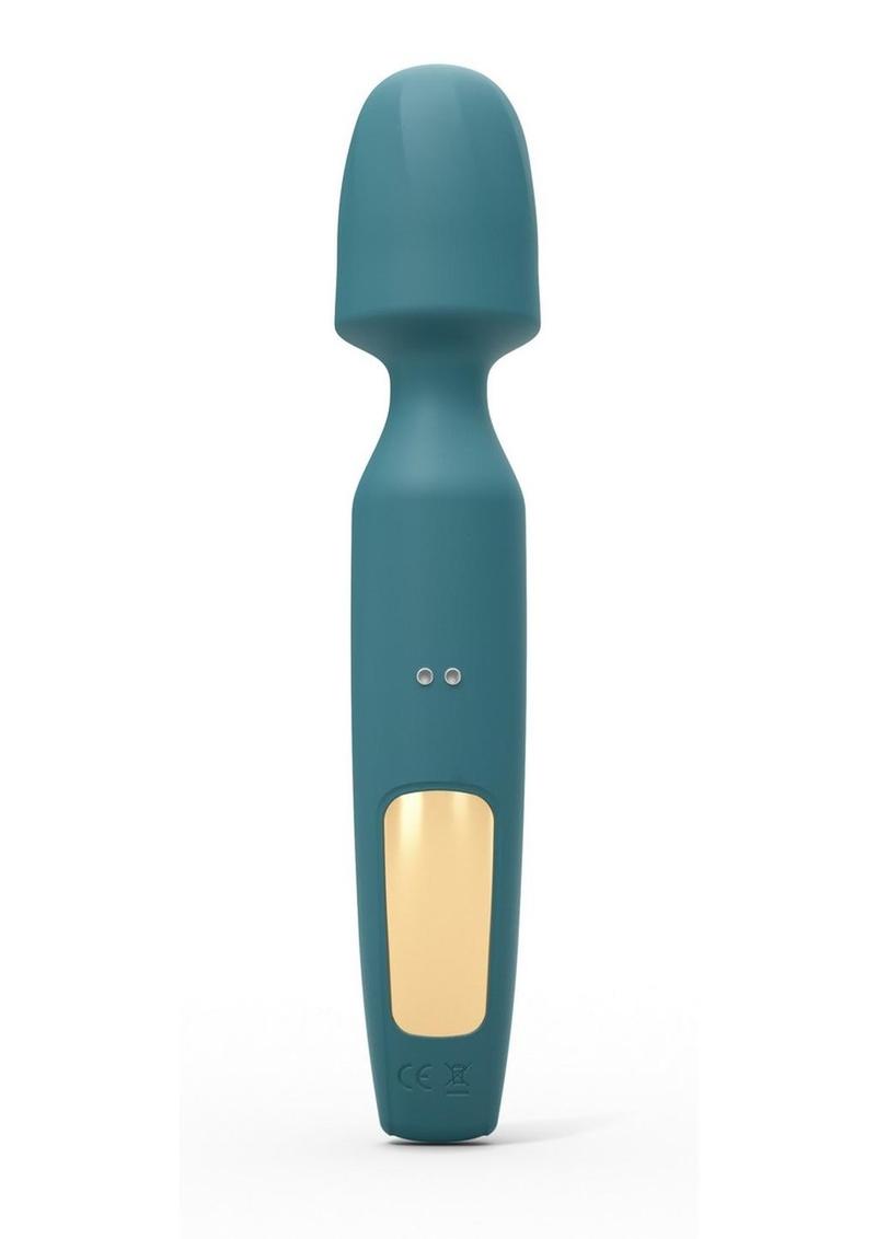 R-Evolution Rechargeable Silicone Rabbit Vibrator - Teal Me