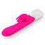 Rabbit Essentials Silicone Rechargeable Clitoral Suction Rabbit - Hot Pink/Pink