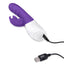 Rabbit Essentials Silicone Rechargeable Clitoral Suction Rabbit - Purple