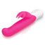 Rabbit Essentials Silicone Rechargeable G-Spot Rabbit Vibrator - Hot Pink/Pink