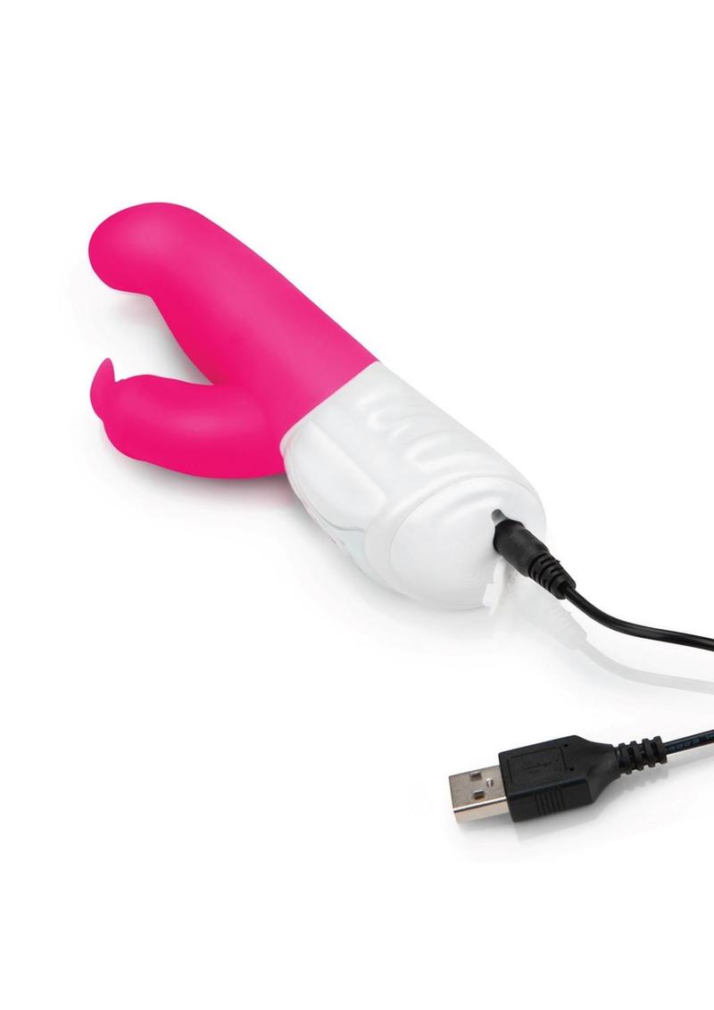 Rabbit Essentials Silicone Rechargeable G-Spot Rabbit Vibrator