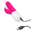 Rabbit Essentials Silicone Rechargeable G-Spot Thrusting Rabbit Vibrator