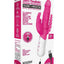 Rabbit Essentials Silicone Rechargeable Slim Realistic Double Penetration Rabbit Vibrator