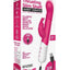 Rabbit Essentials Silicone Rechargeable Slim Shaft Thrusting G-Spot Rabbit Vibrator