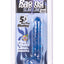 Raging Hard-Ons - Slimline Anal Series - Ass Play Ballsy Dildo with Balls - Blue/Cobalt Blue - 5.5in
