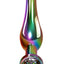 Rainbow Metal Anal Plug - Metal/Multicolor - 3 Piece/Set