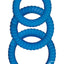 Ram Ultra Cocksweller Silicone Cock Rings - Blue