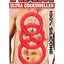 Ram Ultra Cocksweller Silicone Cock Rings - Red
