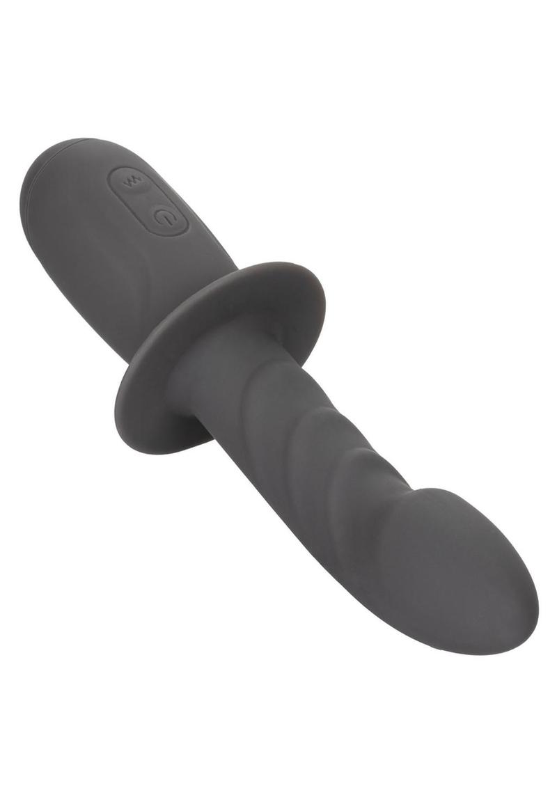 Ramrod Gyrating Rechargeable Silicone Anal Probe - Gray/Grey