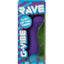 Rave G-Vibe Rechargeable Silicone G-Spot Vibrator - Blue/Purple