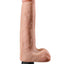 Real Feel Deluxe No. 10 Wallbanger Vibrating Dildo with Balls